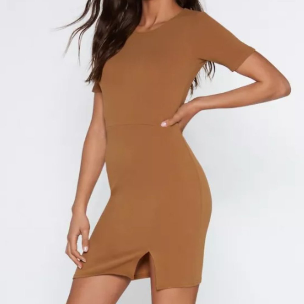 Nasty Gal Slit Up With Me Mini Dress